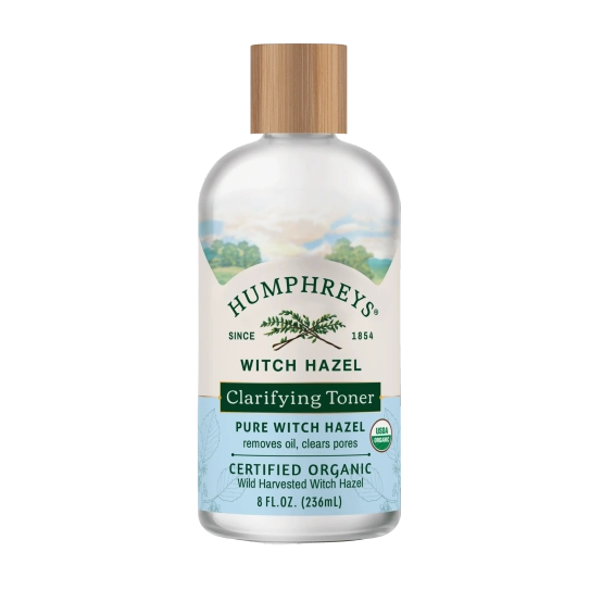 Clarifying Toner: Pure, USDA Certified Organic Witch Hazel Toner
