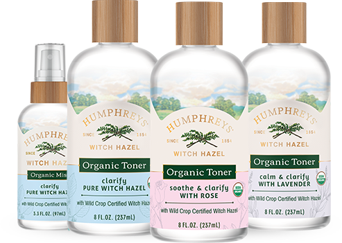 Humphreys Organic Witch Hazel toners