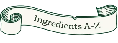 Ingredients a-z banner